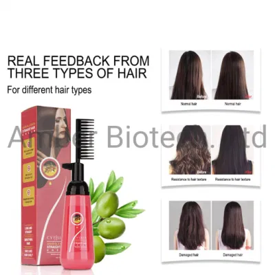 Wholesale Straightening Cream Building Fiber Care Products Perm Solution with Comb