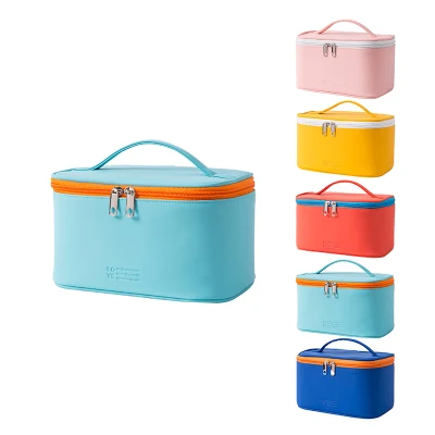 Women&prime; S Cosmetic Bag Make up Organizer Travel Make up Necessaries Organizer Zipper Makeup Case Pouch Toiletry Kit Bags