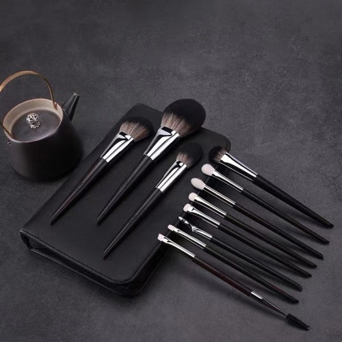 High End Brown Makeup Brush Set OEM