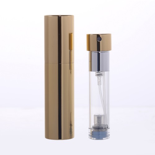 Aluminum Shell 5ml  Bottom-fill Refillable Perfume Atomizer