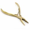 Hair Extension & Beading Professional Tool Kit Plier Set for beads (4 Piece) Micro Ring (Gold)