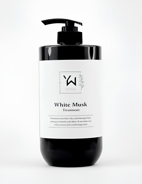 Premium Korean Perfumed Hair Mask Treatment - White Musk Scent | Deep Repair & Fragrance Care