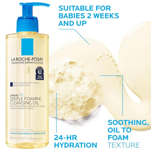 La Roche-Posay Lipikar AP+ Triple Repair Moisturizing Cream Face & Body Lotion For Dry Skin Shea Butter & Niacinamide Moisturizer Gentle Face & Body Cream