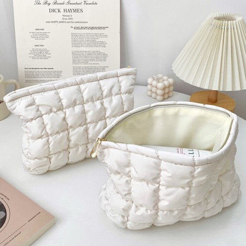 New Customized Cloud-shaped Ultra Light Cosmetic Puff Bag Travel Versatile Storage Handbag