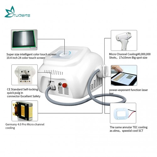 Hidl-808-2000 High Intensity Diode Laser Hair Removal Machine