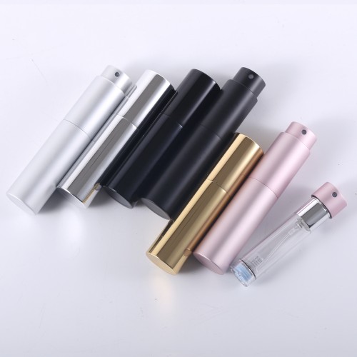 Aluminum Shell 5ml  Bottom-fill Refillable Perfume Atomizer