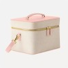 Portable Multifunctional High-end Large Capacity PU Cotton Makeup Case