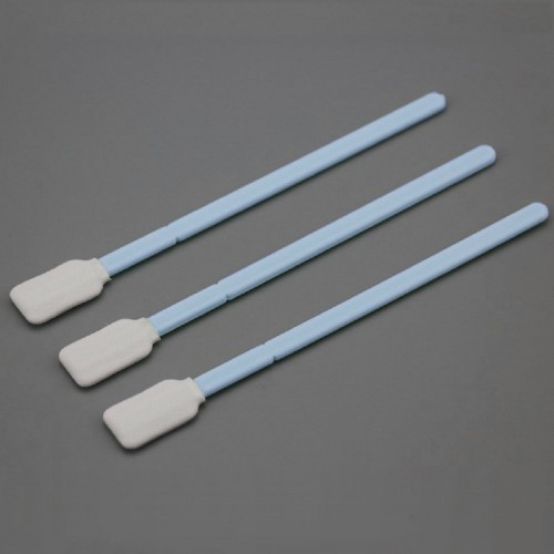 Lint Free Cotton Bud Rectangular Head TOC Cleaning Validation Polyester Swab