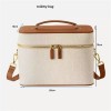 Portable Multifunctional High-end Large Capacity PU Cotton Makeup Case