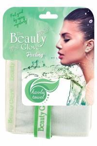 The Beauty Glove %100 Floss Exfoliating Glove With Towel