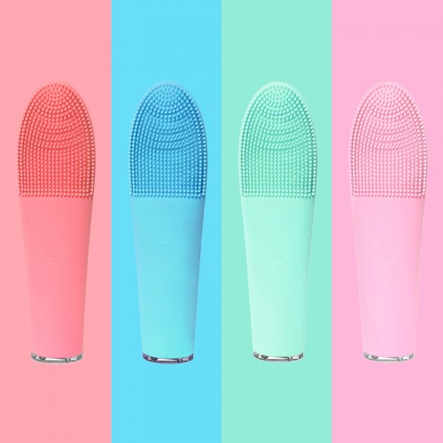 Electric Soft Silicone Facial Cleansing Brush Super Face Washing Device