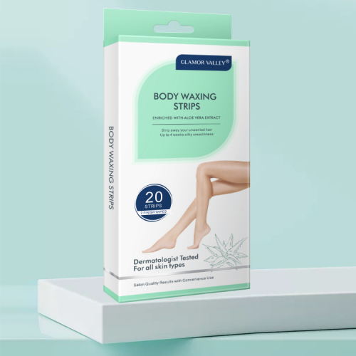Custom Private Label Hair Removal Wax Strips Depilatory Body Wax Strips for legs arms bikini hair removal