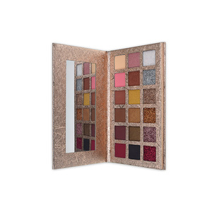 18 Colors Private Label Eyeshadow Pans Box Custom And Blusher Eye Shadow Applicator