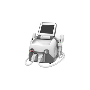 2019 Newest double handles IPL+SHR hair removal beauty machine with CE approved / e-light ipl machine