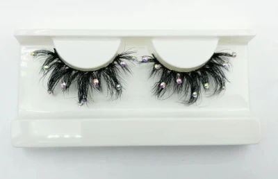20mm 22mm Color False Mink Eyelashes Vendor Customized Boxes Available