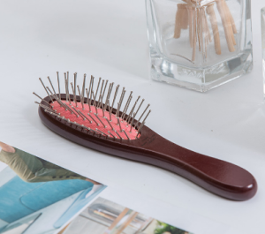 Air bag comb with steel needle Wooden brush massage cleaning  comb teeth dryer