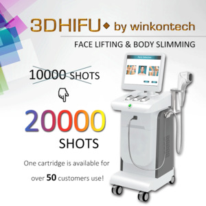 Beautemed 3D Hifu 20000 Shots 11 Lines 8 Cartridges Anti Wrinkle Face Lift Skin Tightening Body Slimming  Hifu 3D Machine