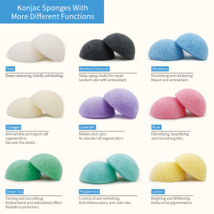 Bebevisa Beauty tool deep cleaning organic face/bath konjac sponge