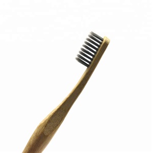 Biodegradable Bristles Ergonomic Handle Bamboo Toothbrush