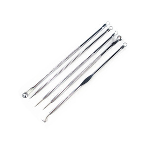 Blackhead Remover Tool Kit Facial Comedone Acne Needle Clip Pimple Tweezer Blemish Extractor Set Face Skin Care Tools