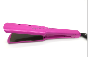 CE,LVD,ROHS Certification and Ceramic Plate Type 2 in 1 hair straightener curling iron
