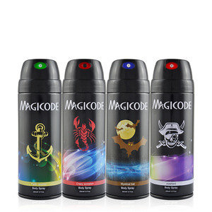 Chinese Manufacturer 2018 Newest Nice Formula Gentleman Smell Deodorant Body Spray For Man