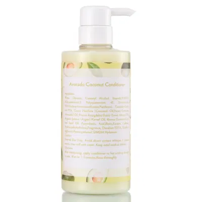 Cleanses &amp; Nourishes Infuses Hair Fibers &amp; Moisturizes Avocado Coconut Conditioner