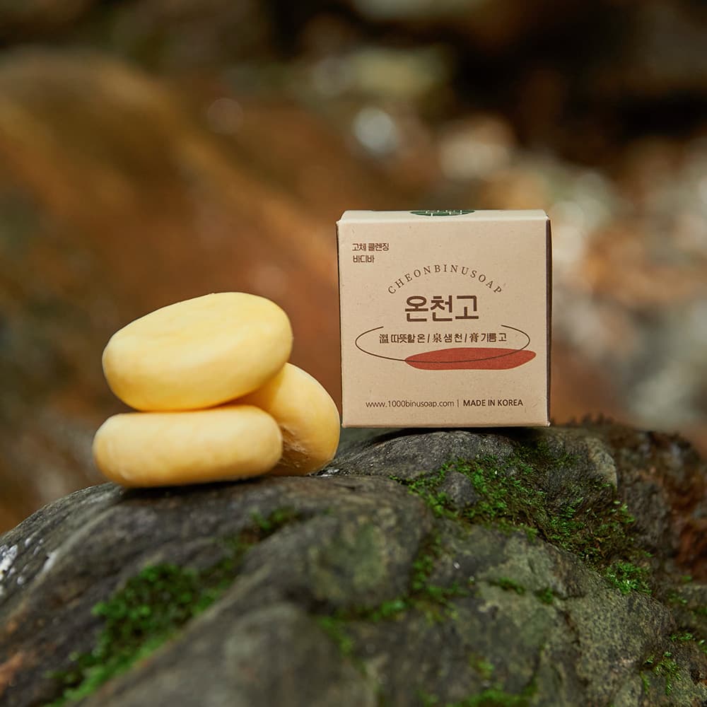 [Cloth Soap Soap] Hot Spring Go Solid Cleansing Body Bar