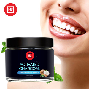 Coconut shell activated charcoal teeth whitening powder for teeth whitening
