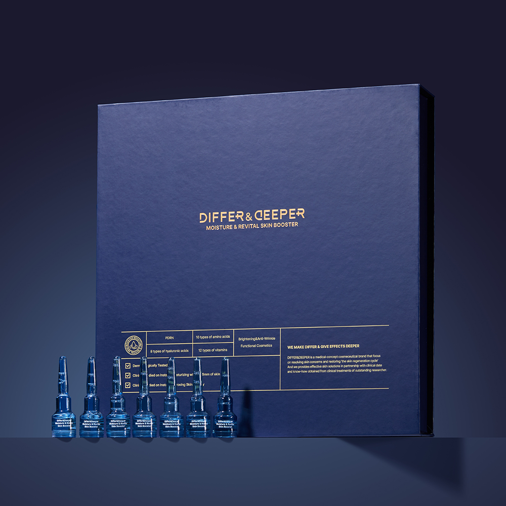 CPNP, NMPA, SCPN, MoCRA _DIFFER&amp;DEEPER Moisture&amp;Revital Skin Booster ampoule PDRN Healer