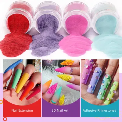 Custom Logo Nail Art Color Pop Acrylic Powder Diamond Dipping Powder Nail Supplies Dipping Powder