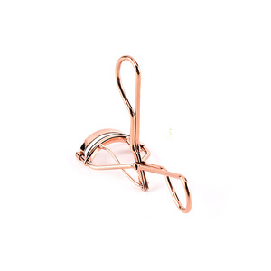 Custom makeup tool eyelash curler rose gold color private label