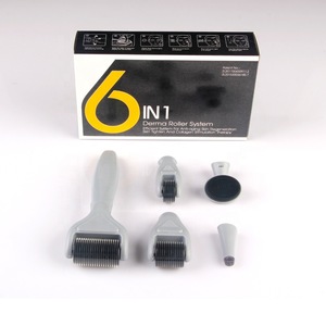 Derma Roller Microneedle Kit for Face and Body Skin Care Tool Titanium Micro Needle 6 in 1 Set