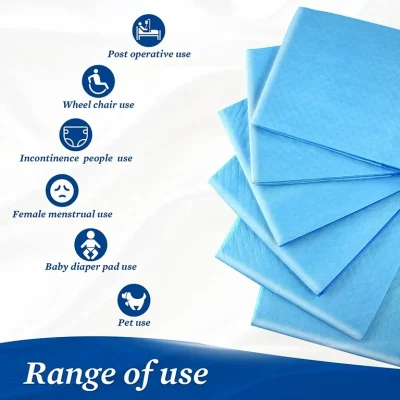 Disposable Underpads 17′′ X 24′′ (100-Count) Incontinence Pads, Bed Covers, Puppy Training