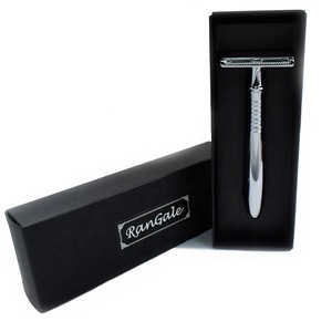 Double Edge Safety Razor - Wet Shaving Razor for Men & Woman - Classic Barber Shaver + 5 Platinum Blades