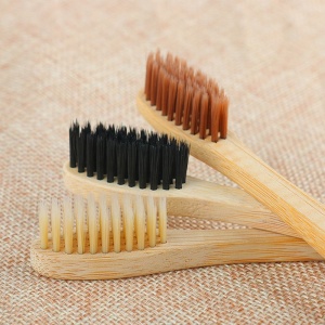 Eco-Friendly Designed Bamboo Toothbrush Ultra Soft Fiber Bamboo Charcoal Brush Teeth Cleaning BPA Free