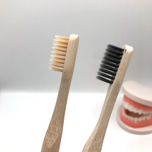 eco-friendly soft adult bamboo charcoal toothbrush