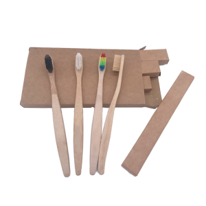 ECO organic custom color bamboo toothbrush with top quality