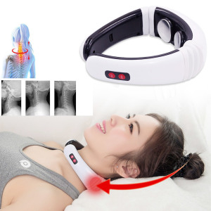 Electric Neck Massager & Pulse Back 6 Modes Power Control Far Infrared Heating Pain Relief Tool Health Care Relaxation Machine