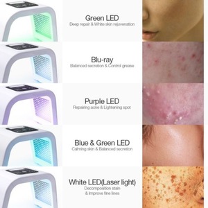 factory sale  7 Color skin care PDT LED Light Therapy beauty  Machine