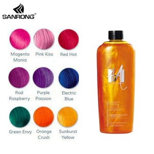 Free Sample No Ammonia No Peroxide Professional Liquid Semi Permanent Hair Dye  Korea Private Label Product Hair Care color