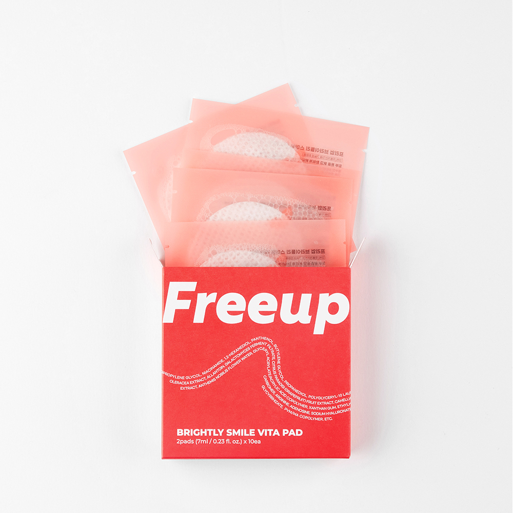Freeup Brightly Smile Vita Pad (Portable / Pack of 10)(CPNP/FDA)