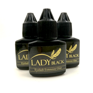 high-quality eyelashes extensions 10ml lady black glue wholesale