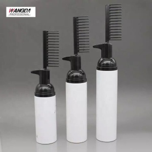 High Quality Hair Coloring Bottle with Comb Hair Dyeing Comb with Container Common Comb Plastic Salon