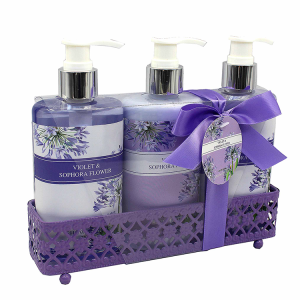 holiday shower gel bubble bathand body care gift set