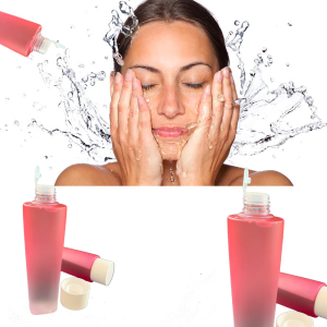 Hot selling Pink Bottle Deep Clear Vegan Makeup Remover