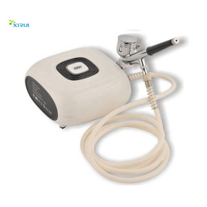 HS08-6AC-SK Popular Cake Decor Compressor Hot Sale Factory  for Airbrush Painting Makeup Nail and Tattoo Studios Hobby