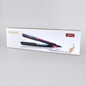 Kemei  Professional Hair Iron 2 in 1 Ceramic Hair Straightener & Curler KM-2119