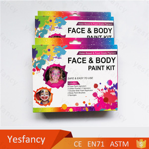 low price face body painting kit supplies wholesale