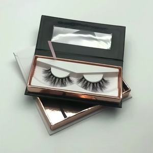 magnetic box real mink fur 3D mink lashes private label false eyelashes